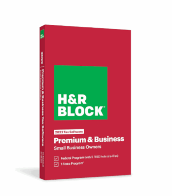 Download HR Block Premium Business Tax Software 2022 license key - official tax return software instant activation