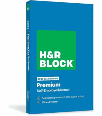 HR Block Tax Software Premium 2023 activation code - file taxes easily with official software