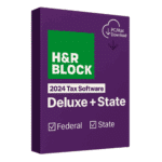 H&R Block Tax Software Deluxe + State 2024