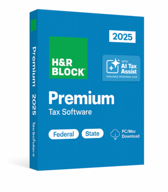 H&R Block 2025 Tax Software Premium