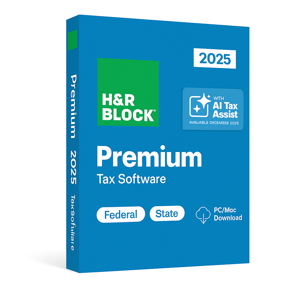 H&R Block 2025 Tax Software Premium