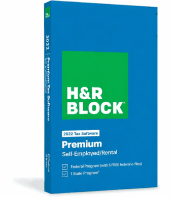 H&R Block Tax Software Premium 2022