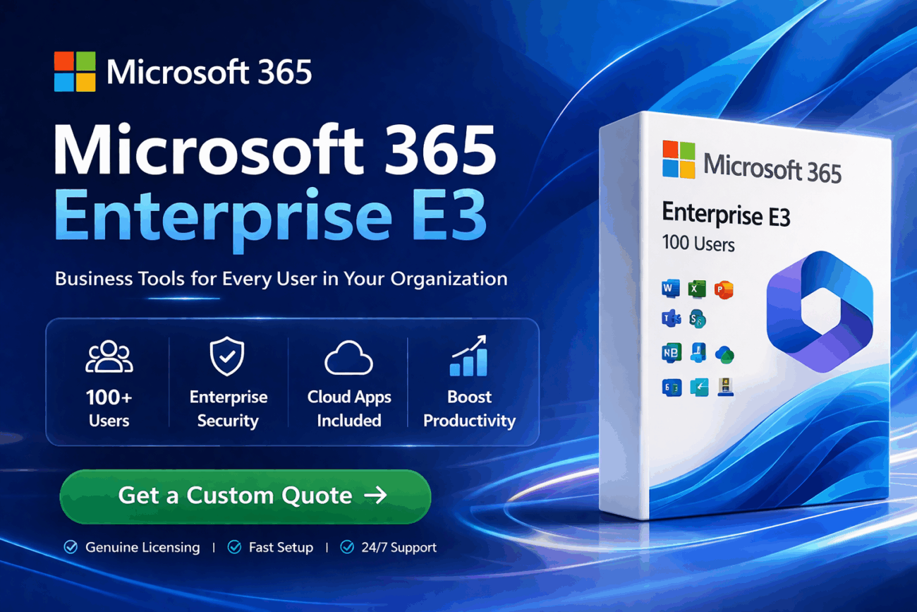 Microsoft 365 E3 Enterprise Pricing – Full 2026 Guide & Best Deals