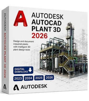 Autodesk AutoCAD Plant 3D 2026 License Key – Digital Download (2023-2026) Windows