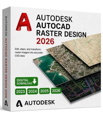 Autodesk AutoCAD Raster Design 2026 License Key – Digital Download (2023-2026) Windows